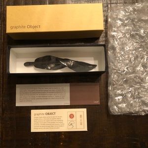 Sculpture by Angelo Batle Leaf Graphite Art